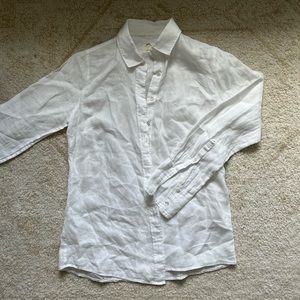 J Crew linen button down